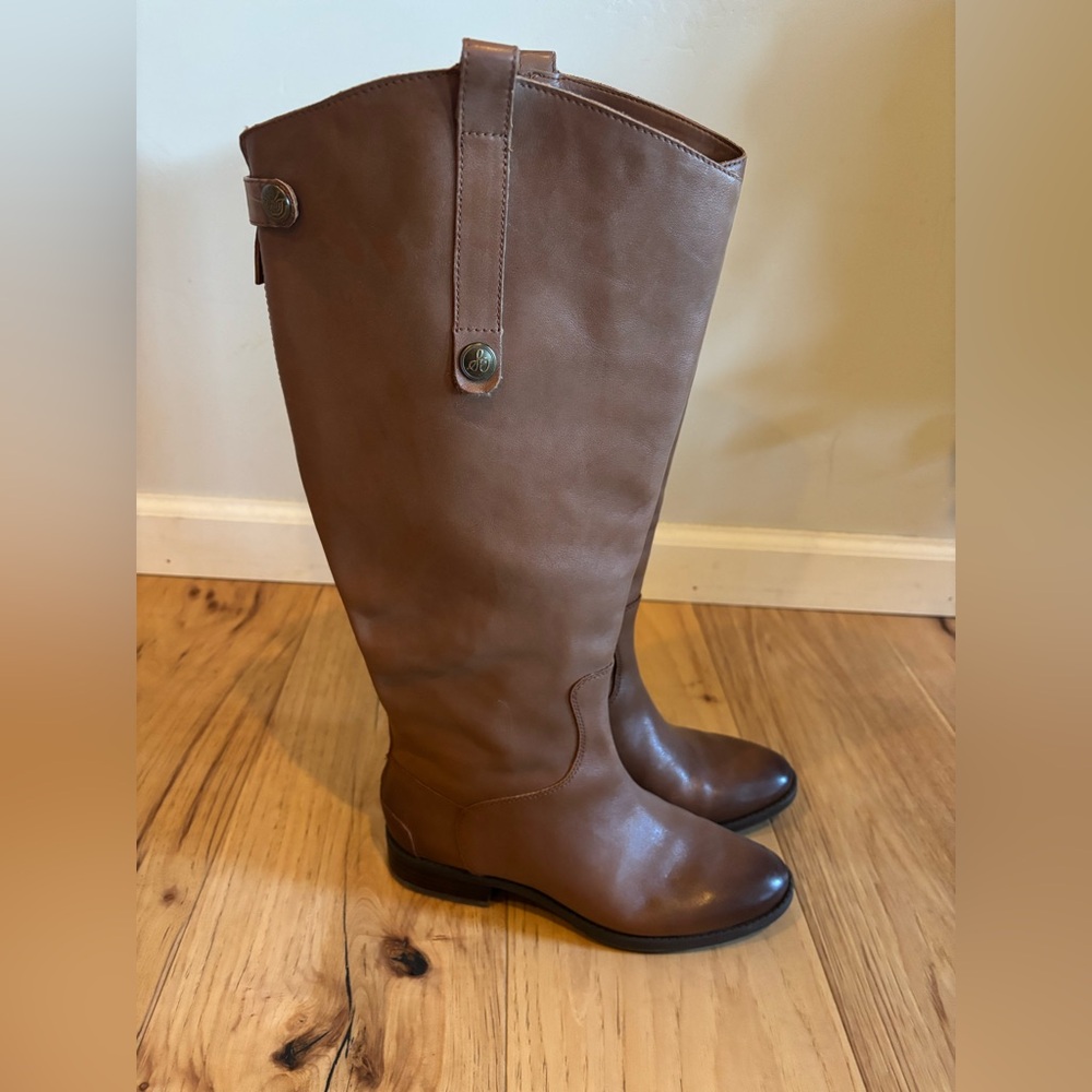 Sam Edelman Penny Wide Calf Leather Riding Boot- size 7